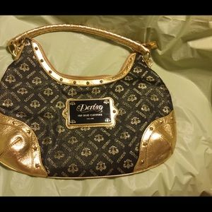 Gold &black shoulder bag from Deleon.NWOTbeautiful